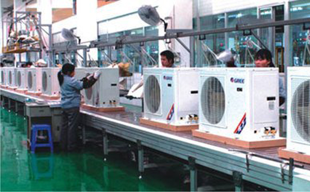 空調(diào)發(fā)散器配件組裝一體機(jī)